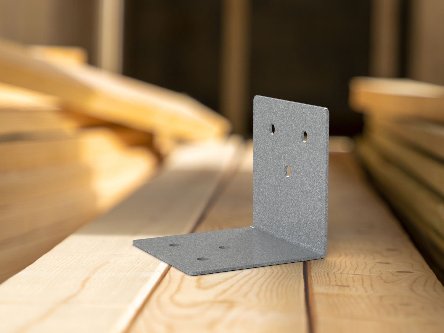 90 Degree Standard Bracket for 4" Post - Wood Post Brackets - construction brackets - brackets for post and beam construction - beam supports - post support - timber frame brackets - barndominium brackets - exposed beam brackets