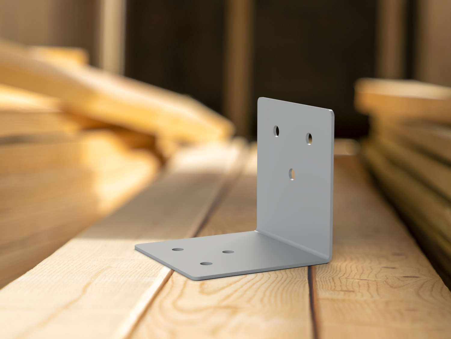 90 Degree Standard Bracket for 4" Post - Wood Post Brackets - construction brackets - brackets for post and beam construction - beam supports - post support - timber frame brackets - barndominium brackets - exposed beam brackets