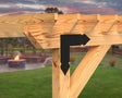 L Bracket - Spade Style - For 8 Inch Lumber - Wood Post Brackets - construction brackets - brackets for post and beam construction - beam supports - post support - timber frame brackets - barndominium brackets - exposed beam brackets