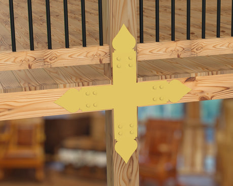 X Bracket - Spade Style - For 8 Inch Lumber - Wood Post Brackets - construction brackets - brackets for post and beam construction - beam supports - post support - timber frame brackets - barndominium brackets - exposed beam brackets