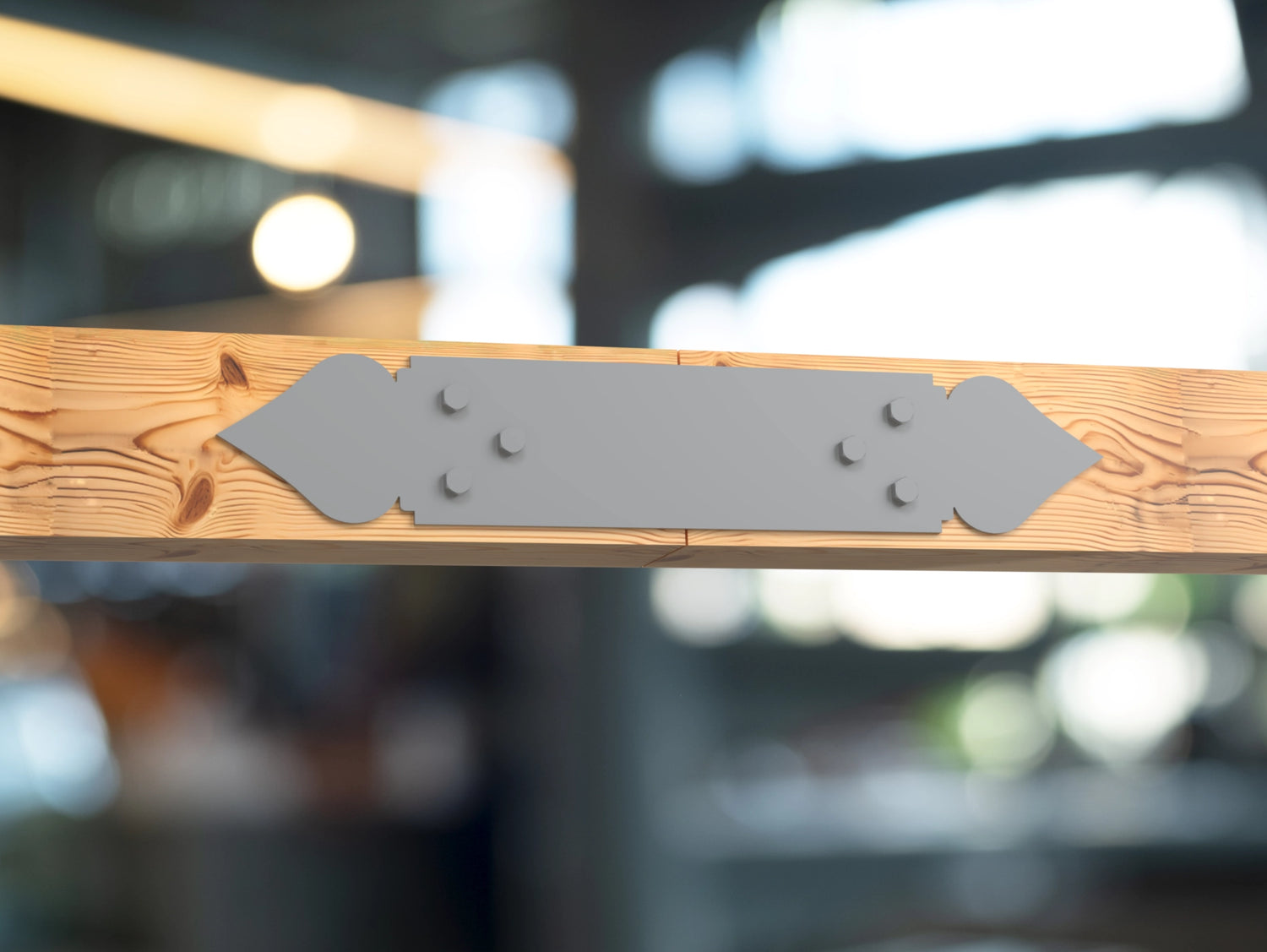 Straight Bracket - Spade Style - For 8 Inch Lumber - Wood Post Brackets - construction brackets - brackets for post and beam construction - beam supports - post support - timber frame brackets - barndominium brackets - exposed beam brackets