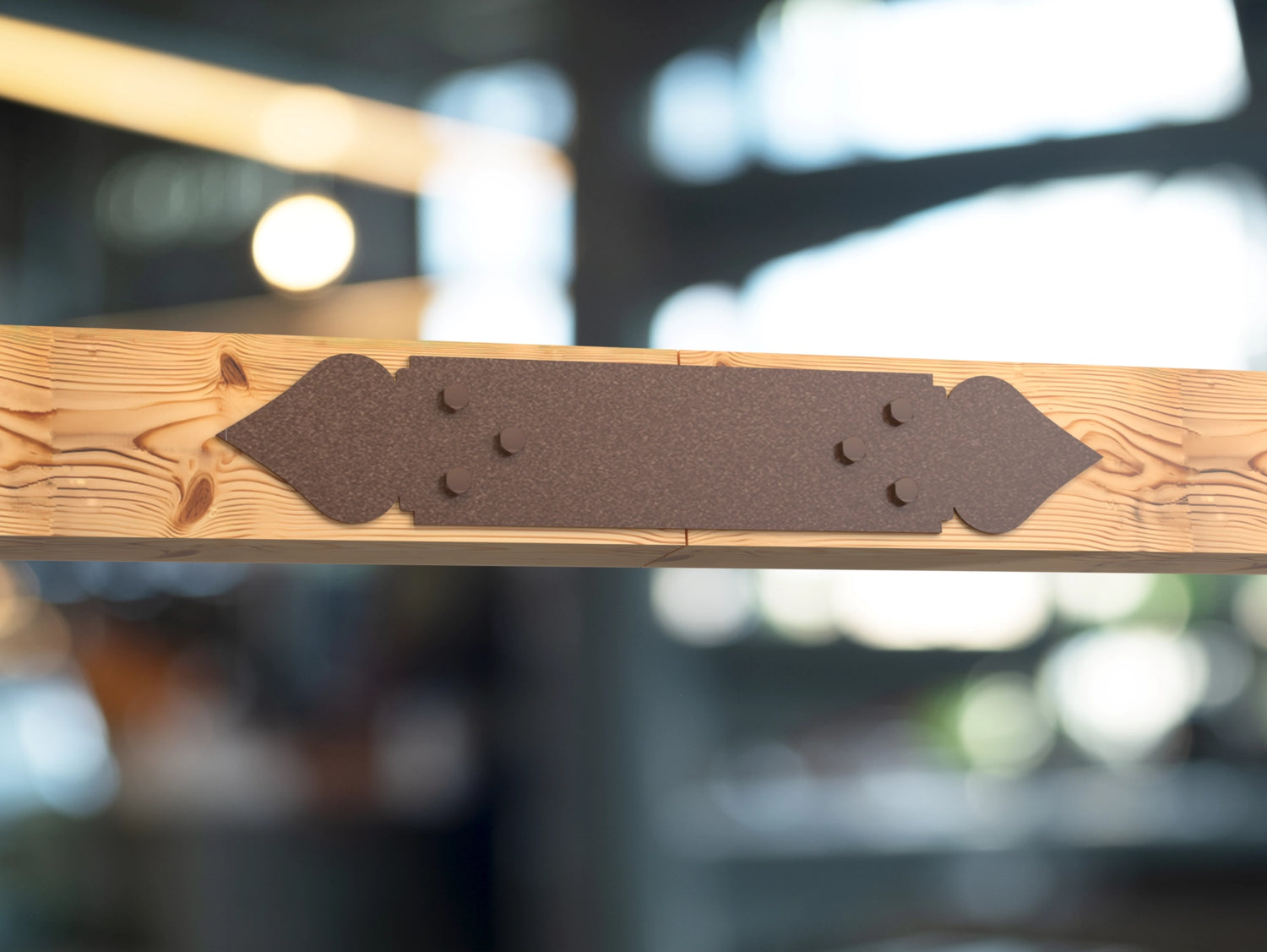 Straight Bracket - Spade Style - For 8 Inch Lumber - Wood Post Brackets - construction brackets - brackets for post and beam construction - beam supports - post support - timber frame brackets - barndominium brackets - exposed beam brackets