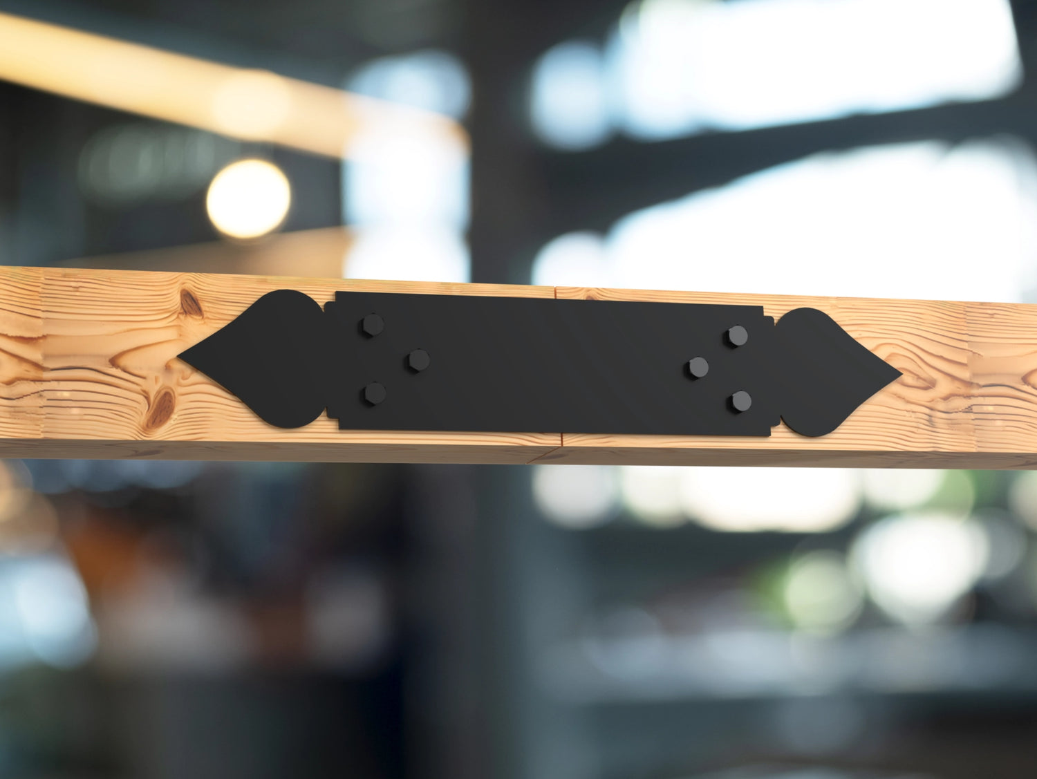 Straight Bracket - Spade Style - For 8 Inch Lumber - Wood Post Brackets - construction brackets - brackets for post and beam construction - beam supports - post support - timber frame brackets - barndominium brackets - exposed beam brackets