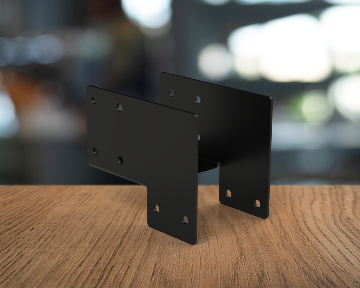 Post to Beam Corner Brace - 8 Inch Beams (PBC7.5) - Wood Post Brackets - construction materials - building supposrts - beam supports - post support - timber frame brackets - wood frame buildings - post frame buildings - barndominium brackets - exposed beam brackets