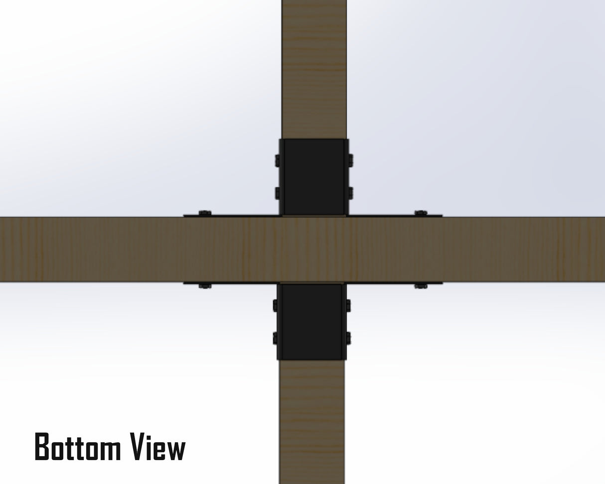 Double Top Flange Joist Hanger - JHDTF - Wood Post Brackets - construction materials - building supports - beam supports - post supports