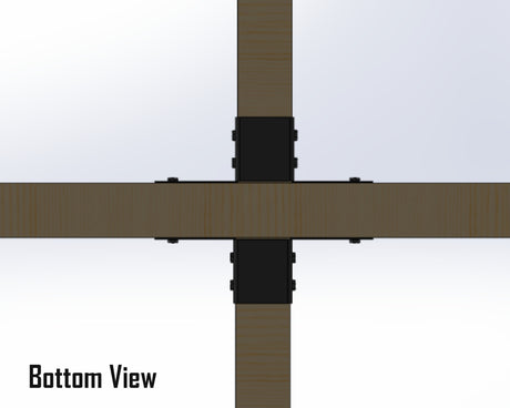 Double Top Flange Joist Hanger - JHDTF - Wood Post Brackets - construction materials - building supports - beam supports - post supports