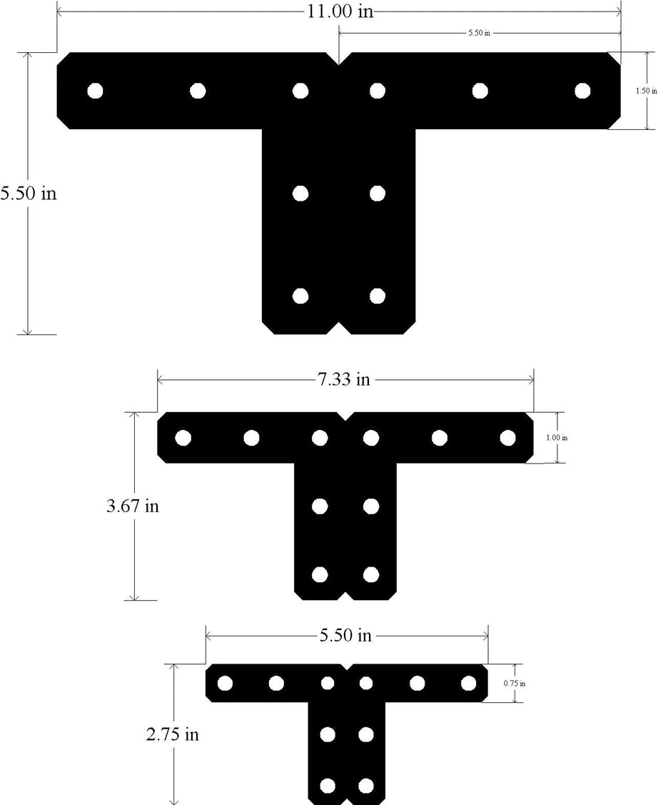 90 Degree L Furniture Bracket - Wood Post Brackets - construction materials - building supports - beam supports - post supports