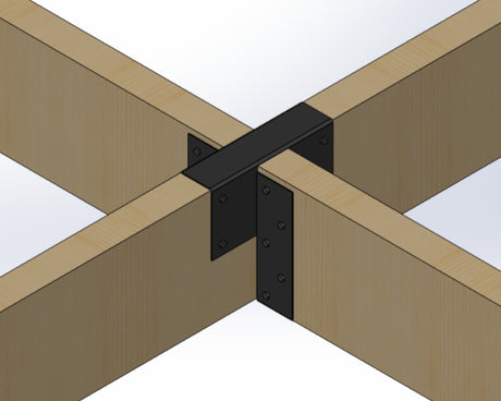 Double Top Flange Joist Hanger - JHDTF - Wood Post Brackets - construction materials - building supports - beam supports - post supports