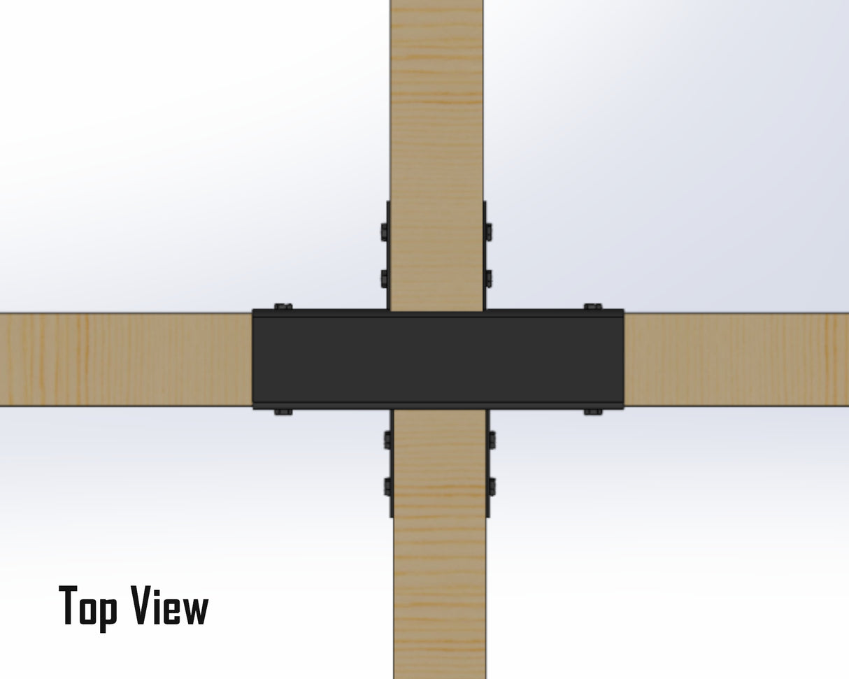 Double Top Flange Joist Hanger - JHDTF - Wood Post Brackets - construction materials - building supports - beam supports - post supports