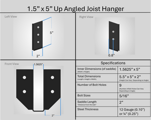 Joist Hangers - Up Angled