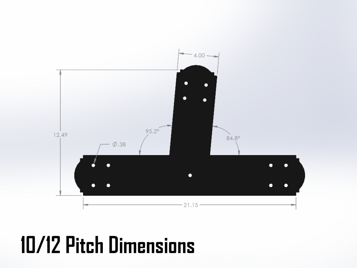 Web Truss Bracket Set - Crowned Style - For 6 Inch Lumber - Wood Post Brackets - construction materials - building supposrts - beam supports - post support - timber frame brackets - wood frame buildings - post frame buildings - barndominium brackets - exposed beam brackets