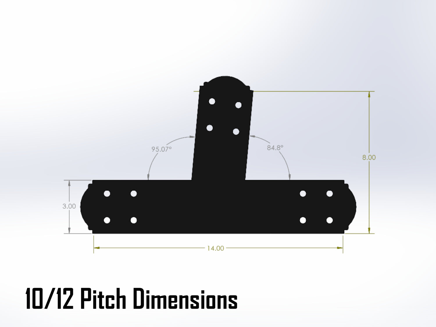 Web Truss Bracket Set - Crowned Style - For 4 Inch Lumber - Wood Post Brackets - construction materials - building supposrts - beam supports - post support - timber frame brackets - wood frame buildings - post frame buildings - barndominium brackets - exposed beam brackets