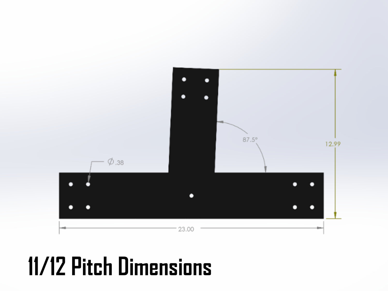 Web Truss Bracket Set - Industrial Style - For 6 Inch Lumber - Wood Post Brackets - construction materials - building supports - beam supports - post supports