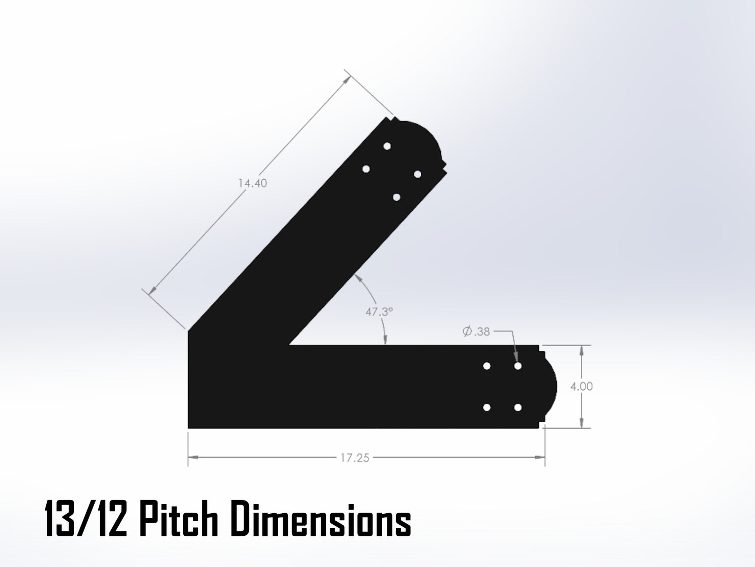 Web Truss Bracket Set - Crowned Style - For 6 Inch Lumber - Wood Post Brackets - construction materials - building supposrts - beam supports - post support - timber frame brackets - wood frame buildings - post frame buildings - barndominium brackets - exposed beam brackets
