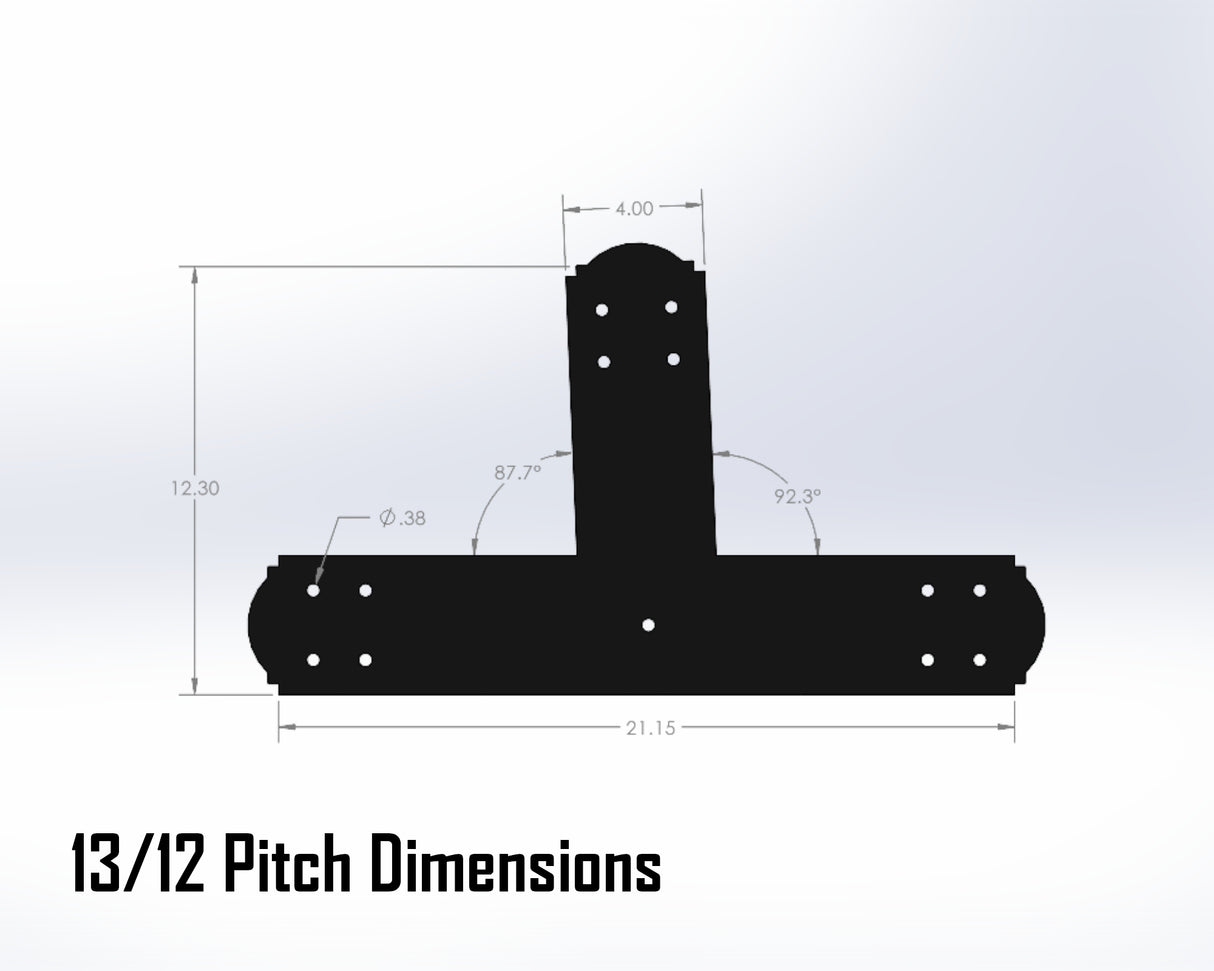 Web Truss Bracket Set - Crowned Style - For 6 Inch Lumber - Wood Post Brackets - construction materials - building supposrts - beam supports - post support - timber frame brackets - wood frame buildings - post frame buildings - barndominium brackets - exposed beam brackets