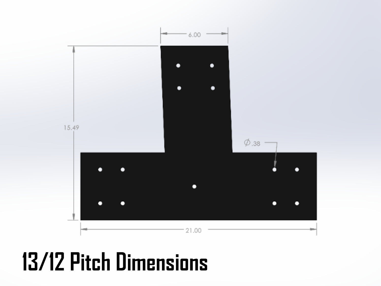 Web Truss Bracket Set - Industrial Style - For 8 Inch Lumber - Wood Post Brackets - construction materials - building supports - beam supports - post supports