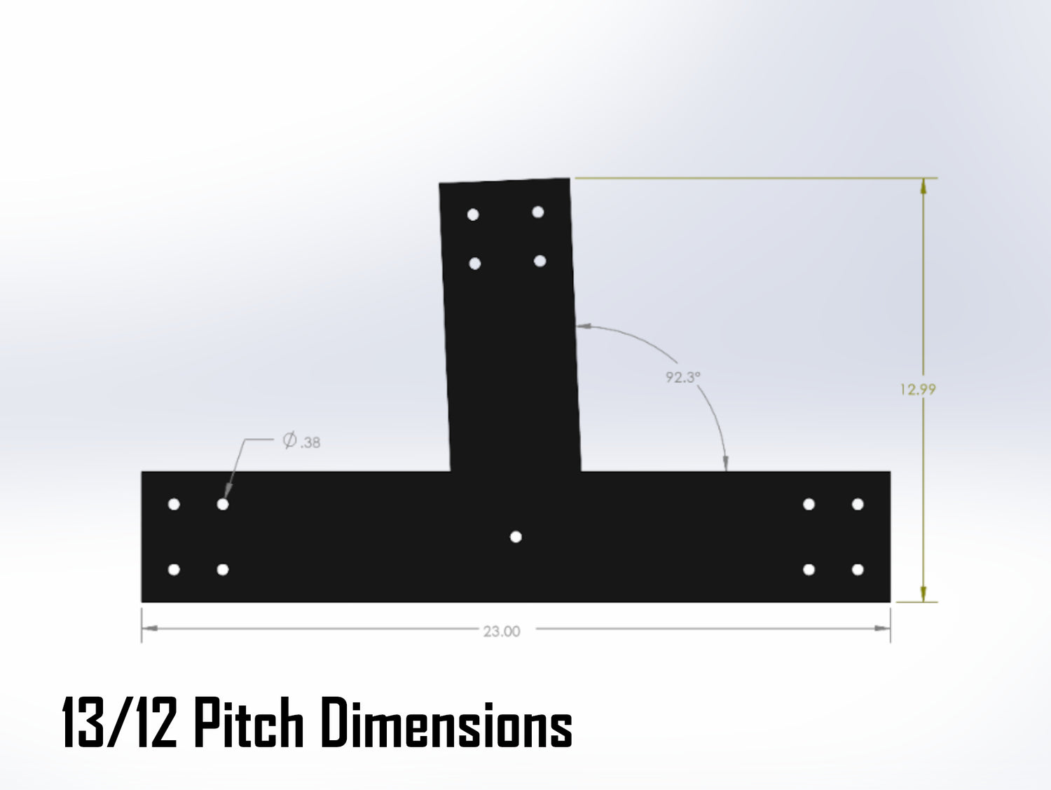 Web Truss Bracket Set - Industrial Style - For 6 Inch Lumber - Wood Post Brackets - construction materials - building supports - beam supports - post supports