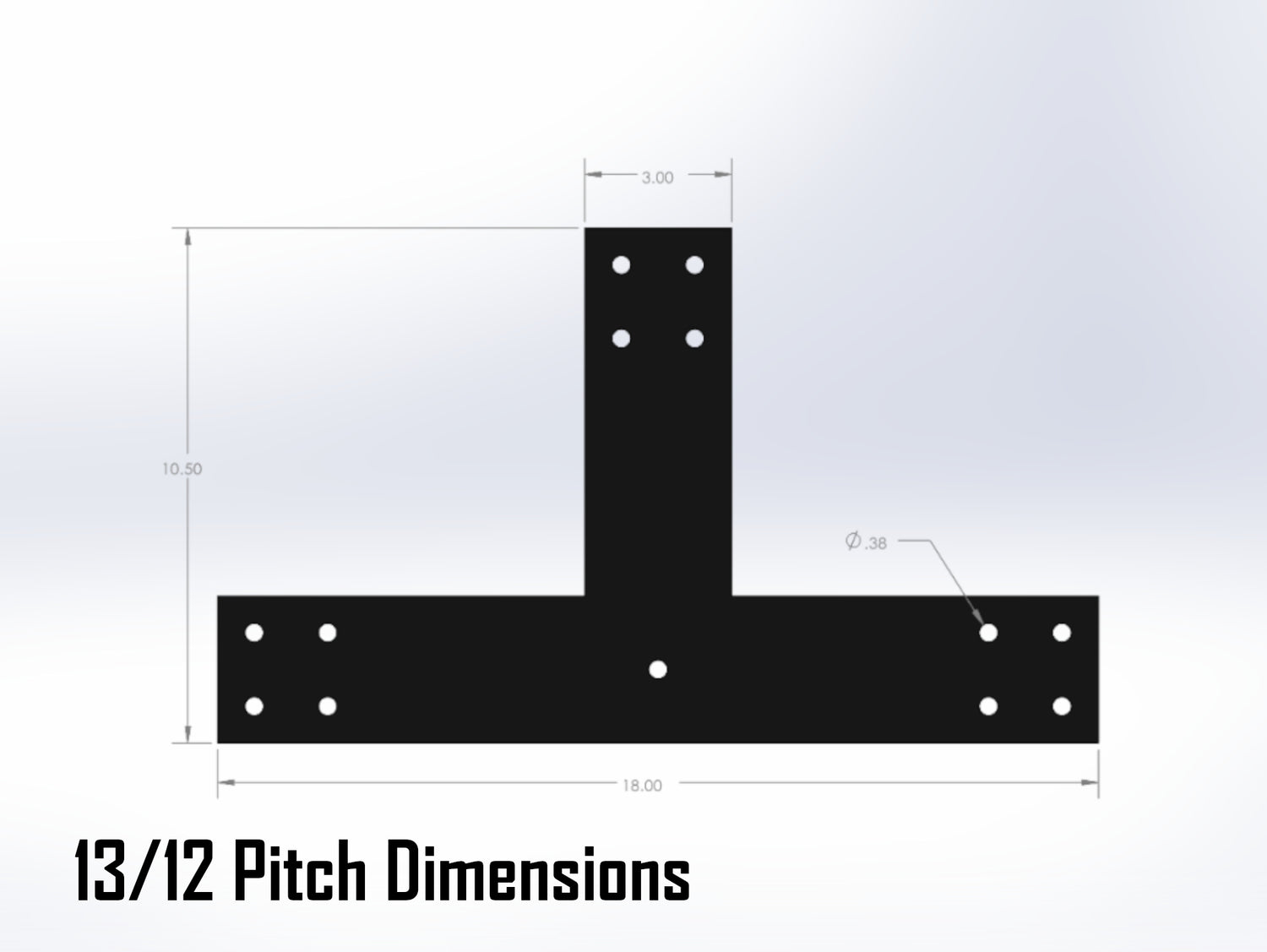 King Truss Bracket Set - Industrial Style - For 4 Inch Lumber - Wood Post Brackets - construction materials - building supports - beam supports - post supports