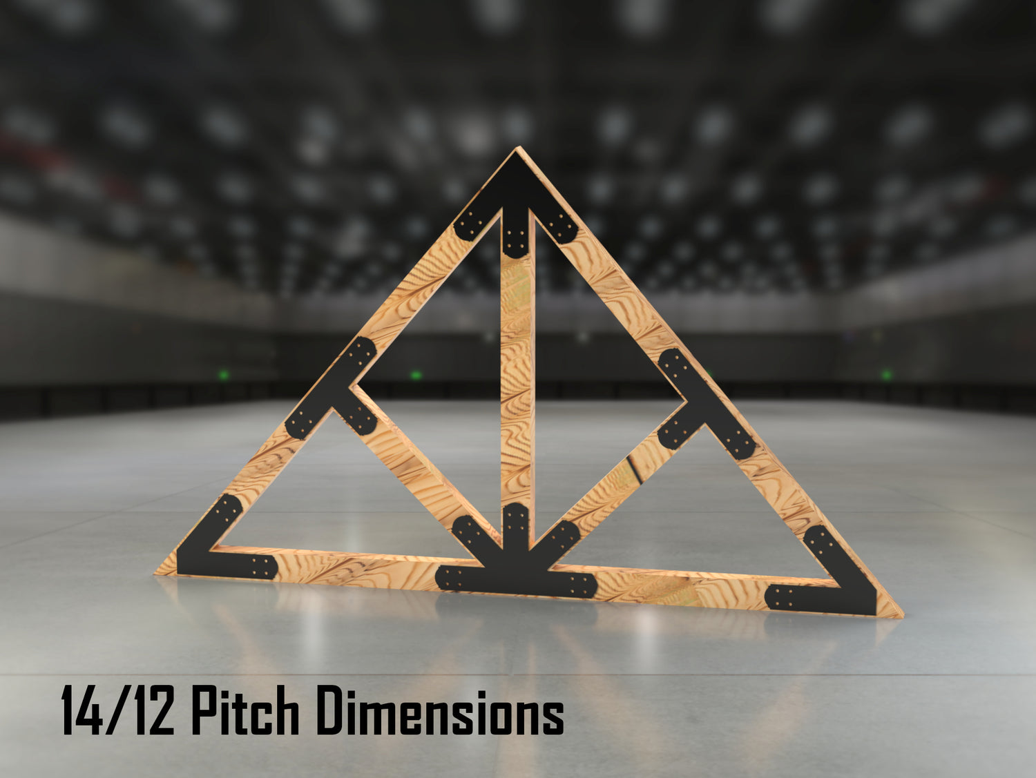 Web Truss Bracket Set - Crowned Style - For 8 Inch Lumber - Wood Post Brackets - construction materials - building supposrts - beam supports - post support - timber frame brackets - wood frame buildings - post frame buildings - barndominium brackets - exposed beam brackets