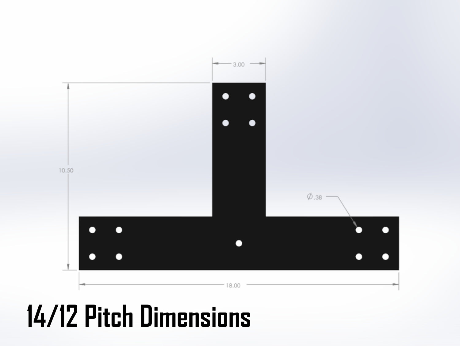 King Truss Bracket Set - Industrial Style - For 4 Inch Lumber - Wood Post Brackets - construction materials - building supports - beam supports - post supports