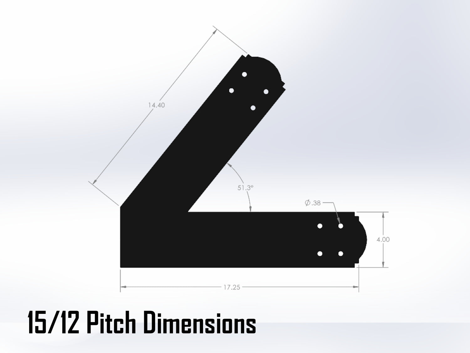 King Truss Bracket Set - Crowned Style - For 6 Inch Lumber - Wood Post Brackets - construction materials - building supposrts - beam supports - post support - timber frame brackets - wood frame buildings - post frame buildings - barndominium brackets - exposed beam brackets