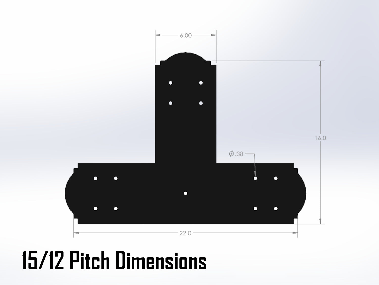 King Truss Bracket Set - Crowned Style - For 8 Inch Lumber - Wood Post Brackets - construction materials - building supposrts - beam supports - post support - timber frame brackets - wood frame buildings - post frame buildings - barndominium brackets - exposed beam brackets