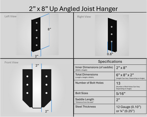 Joist Hangers - Up Angled