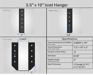 Joist Hangers - Face Mount