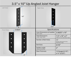Joist Hangers - Up Angled