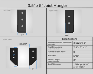 Joist Hangers - Face Mount