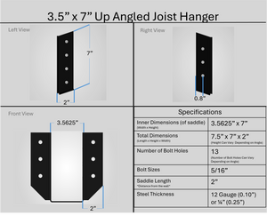 Joist Hangers - Up Angled