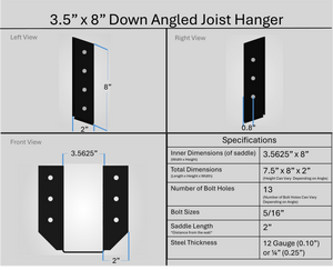 Joist Hangers - Down Angled