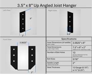 Joist Hangers - Up Angled