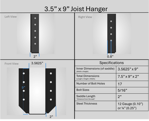 Joist Hangers - Face Mount