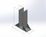 4X6 Post Footer Bracket - PF46