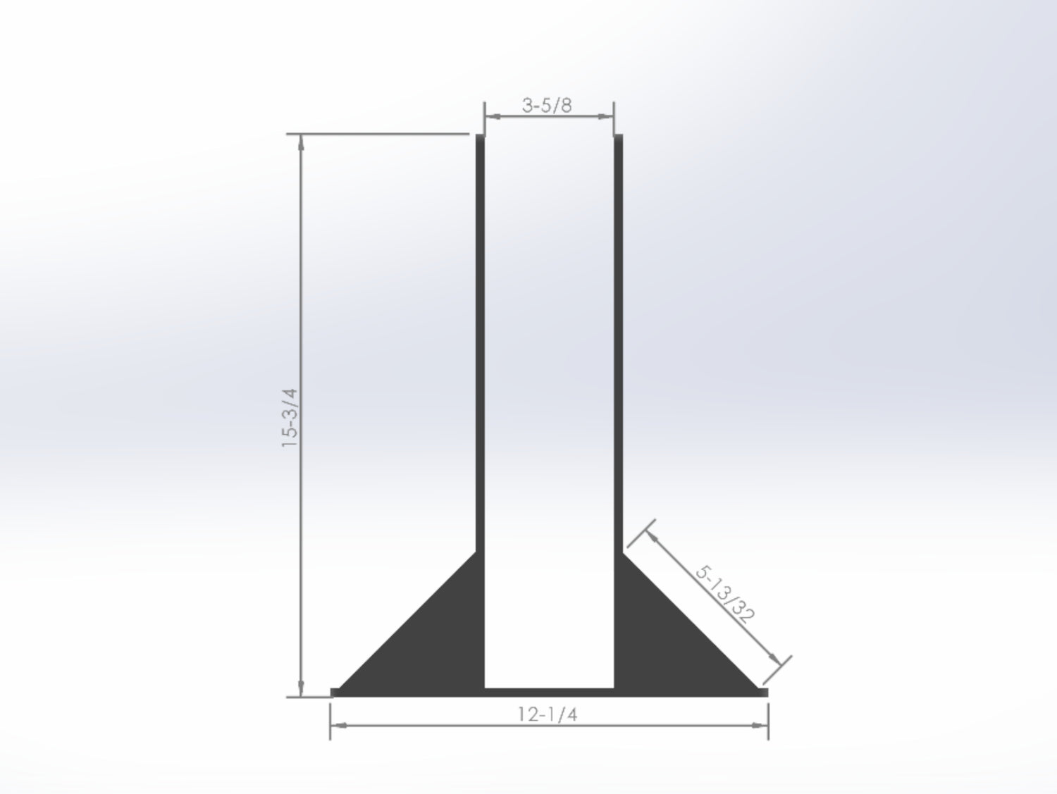 4X6 Post Footer Bracket - PF46 - Wood Post Brackets - construction materials - building supports - beam supports - post supports