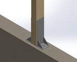 4X6 Post Footer Bracket - PF46