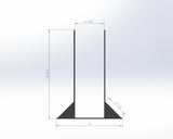 Laminated 6X8 Post Footer Bracket - PF4P68