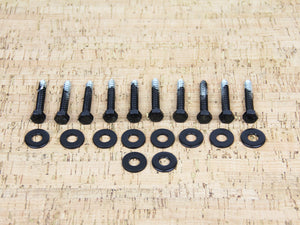 Custom Color Lag Bolts and Washers for Wood Brackets - 10 Count - Wood Post Brackets - construction materials - building supports - beam supports - post supports