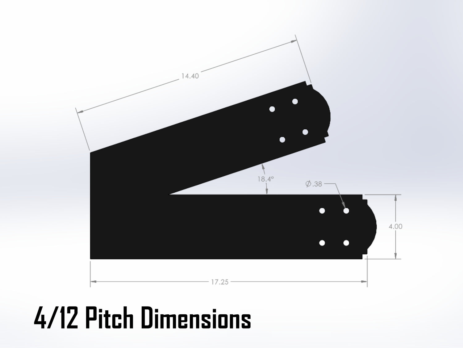 Web Truss Bracket Set - Crowned Style - For 6 Inch Lumber - Wood Post Brackets - construction brackets - brackets for post and beam construction - beam supports - post support - timber frame brackets - post frame buildings - barndominium brackets - exposed beam brackets