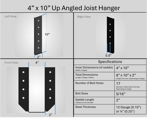 Joist Hangers - Up Angled
