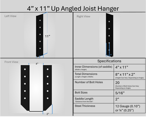 Joist Hangers - Up Angled