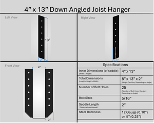 Joist Hangers - Down Angled