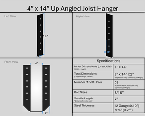 Joist Hangers - Up Angled