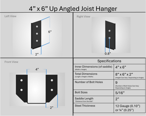 Joist Hangers - Up Angled