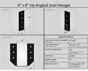 Joist Hangers - Up Angled