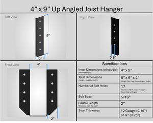 Joist Hangers - Up Angled