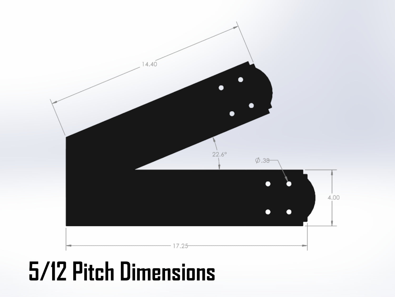 King Truss Bracket Set - Crowned Style - For 6 Inch Lumber - Wood Post Brackets - construction materials - building supposrts - beam supports - post support - timber frame brackets - wood frame buildings - post frame buildings - barndominium brackets - exposed beam brackets