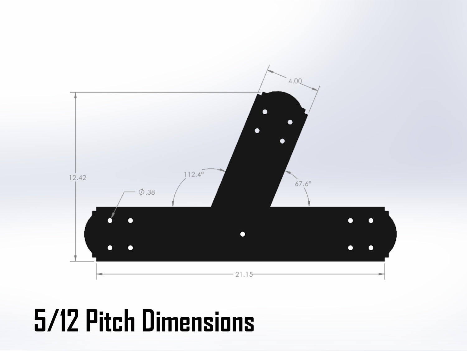 Web Truss Bracket Set - Crowned Style - For 6 Inch Lumber - Wood Post Brackets - construction materials - building supposrts - beam supports - post support - timber frame brackets - wood frame buildings - post frame buildings - barndominium brackets - exposed beam brackets