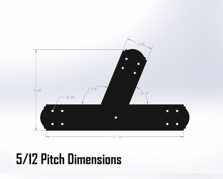 Web Truss Bracket Set - Crowned Style - For 6 Inch Lumber - Wood Post Brackets - construction materials - building supposrts - beam supports - post support - timber frame brackets - wood frame buildings - post frame buildings - barndominium brackets - exposed beam brackets